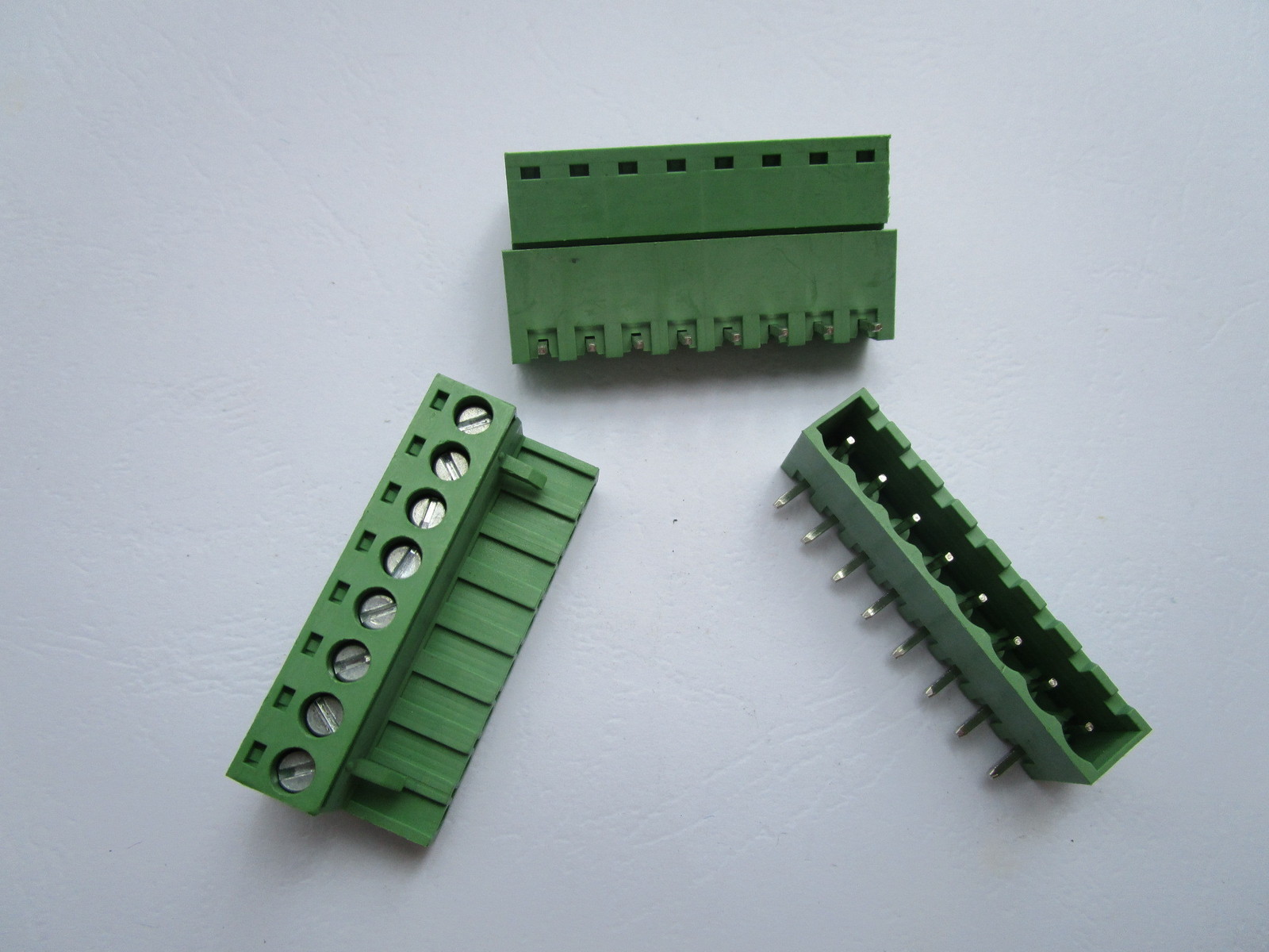 30 pcs Close Angle 8 pin 5.08mm Screw Terminal Block Connector Pluggbale Type