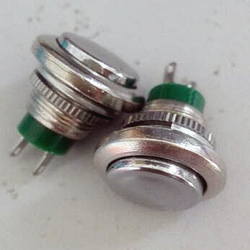 2pcs BRASS Momentary Push Switch 12v Car Harness DIY,CR312