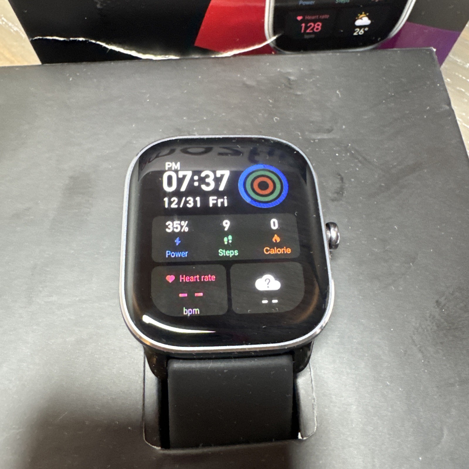 Amazfit GTS 4 LCD Mini Smart Watch 1.65″ Midnight Black Android IOS