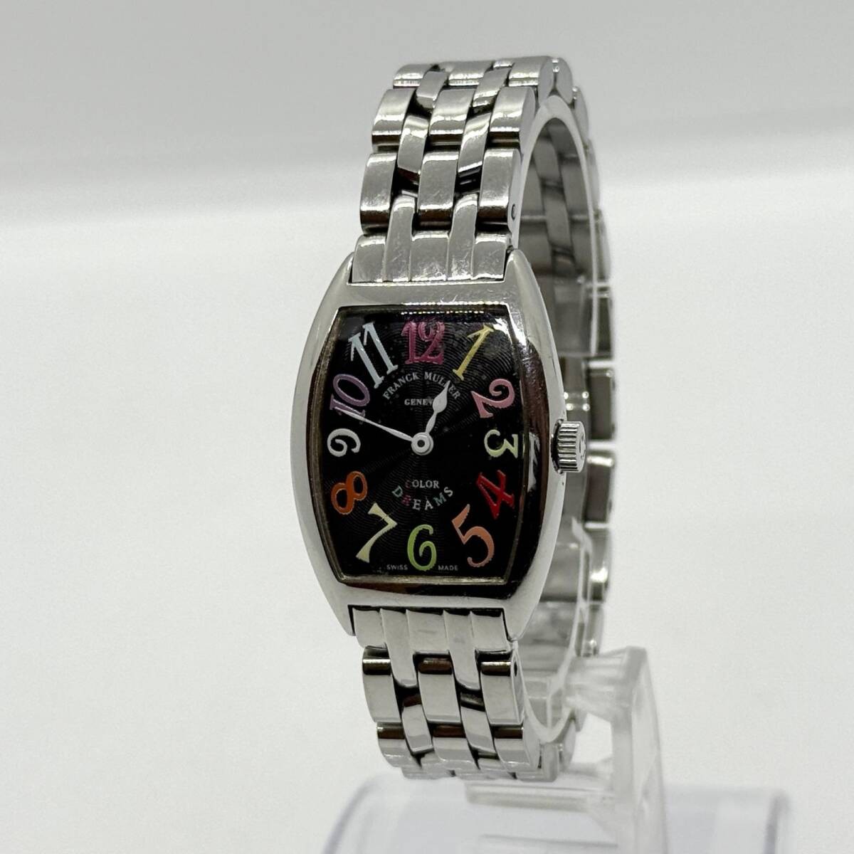 FRANCK MULLER Watch Multicolor 1752QZ Silver Black Quartz Women’s Working Rare