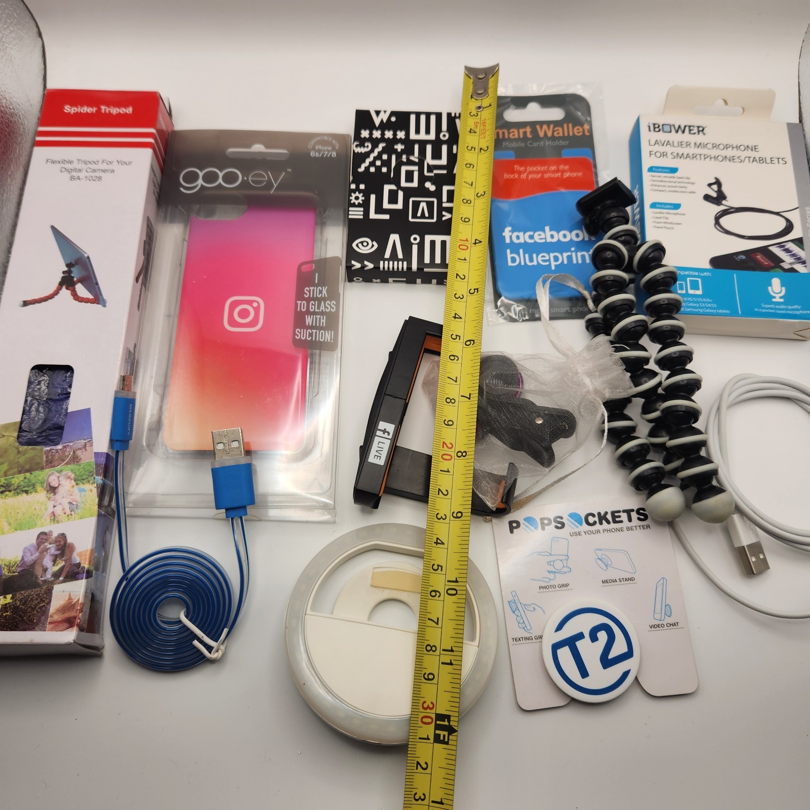 Huge Lot of Miscellaneous Phone Accessories Junk Drawer Lot