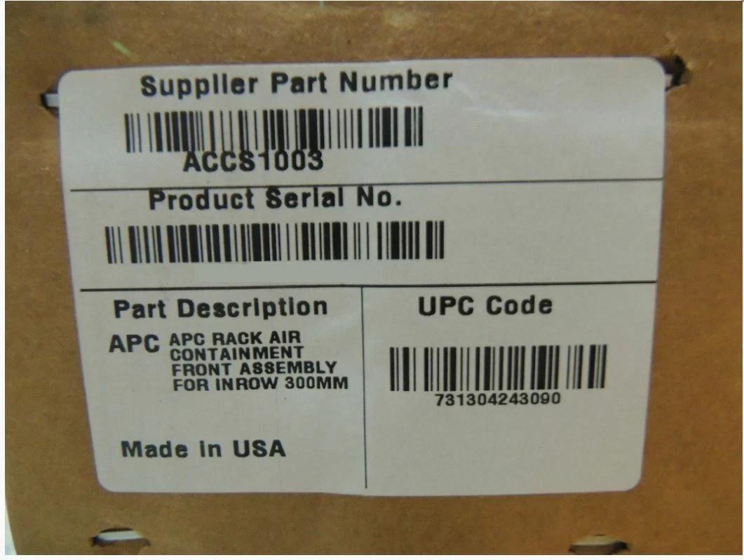 APC ACCS1003 OEM Rack Air Containment Front Assembly InRow 300mm