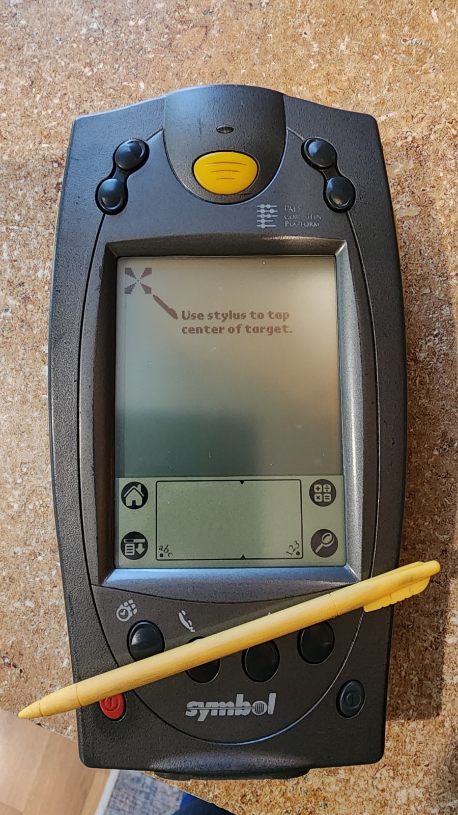 SYMBOL PALM COMPUTING PLATFORM SCANNER CLASS II LASER SPT1700 WORKS *Read*