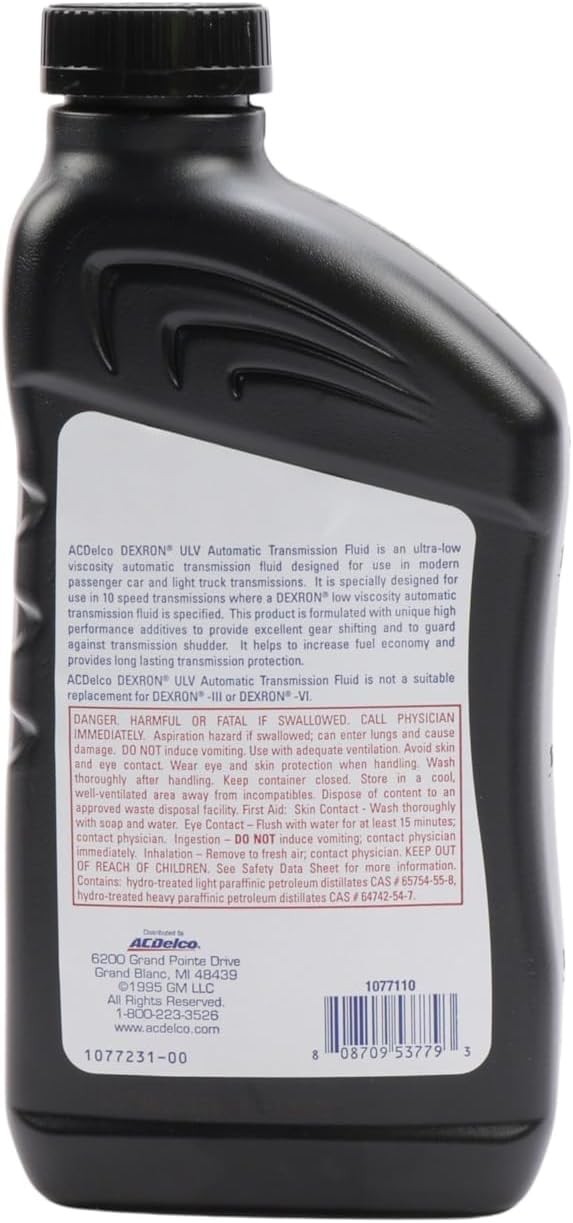 ACDelco GM Original Equipment 10-4107 (19352619) Dexron ULV Automatic Transmissi