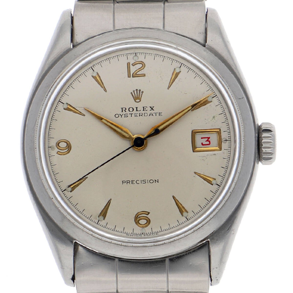 ROLEX 6094 Oysterdate Stainless Steel Manual Winding Unisex Watch Accessary