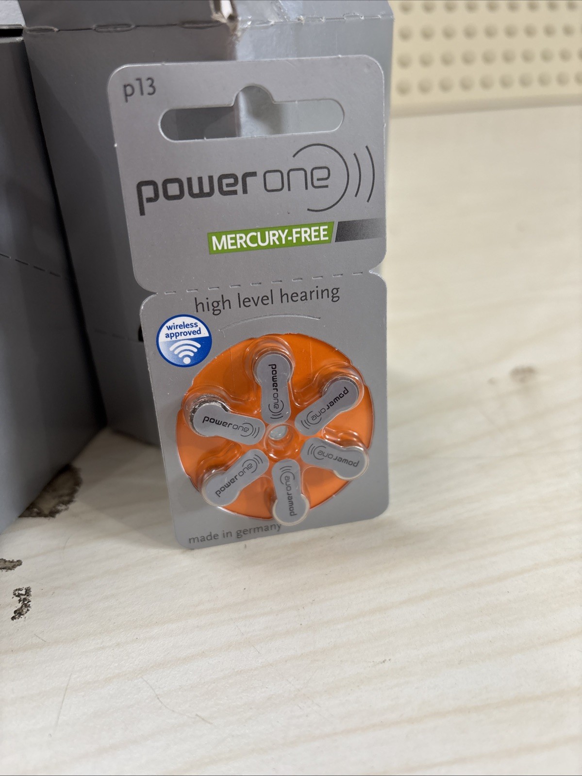 Power One Size 13 – PR48 P13 Hearing Aid Batteries – Expired 2019 – 330 total
