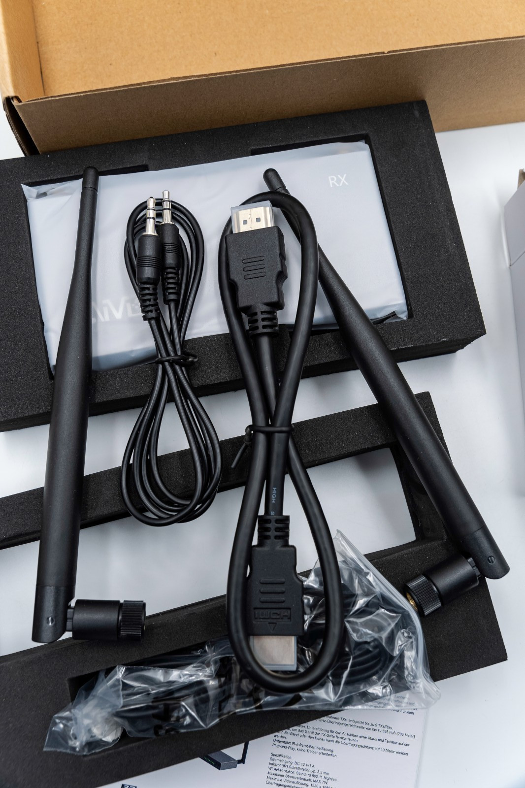 AIMIBO A8-RX Wireless HDMI Receiver Expandable up to 9 Devices OPEN BOX !!!