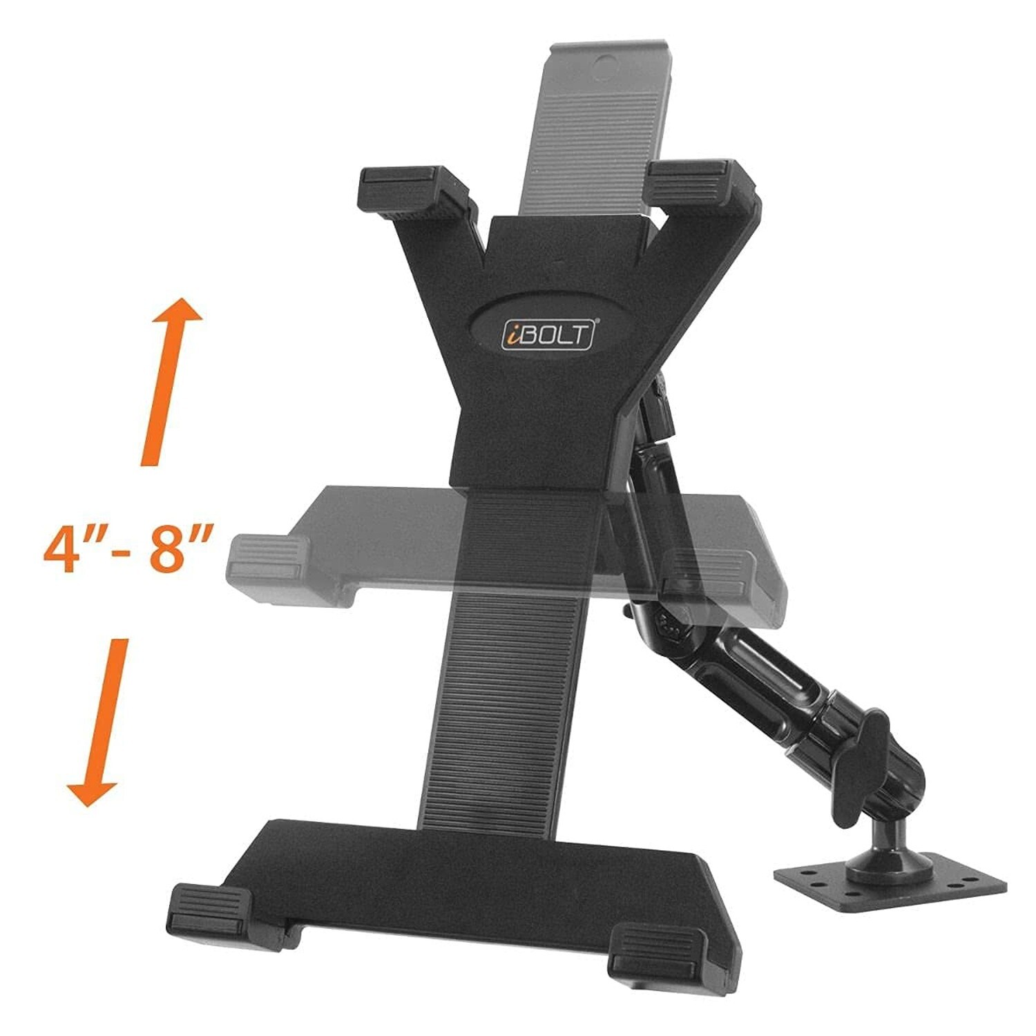 iBolt TabDock FixedPro 360 -Heavy Duty Metal 8″ Multi-Angle Drill Base Mount …