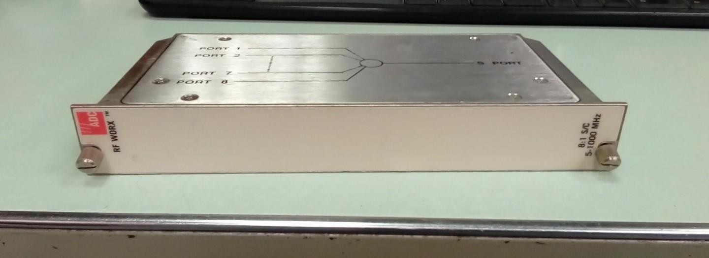 ADC RF WORx 8:1 Combiner 5-1000 Mhz P/N SCV-1008B