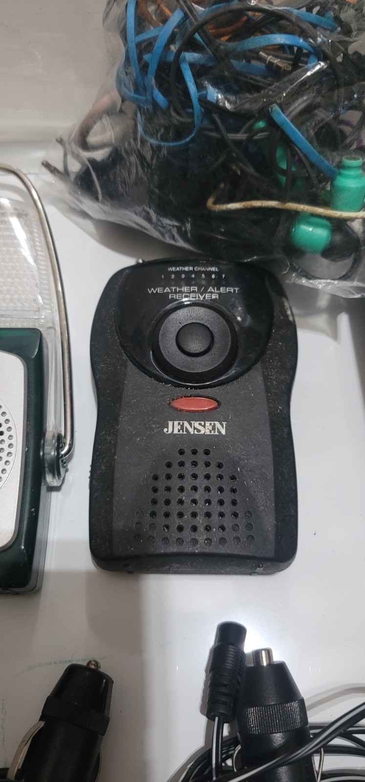 Vintage Electronics Lot Juliette Jensen Lantern Radio Earbuds Flashlights Bulk