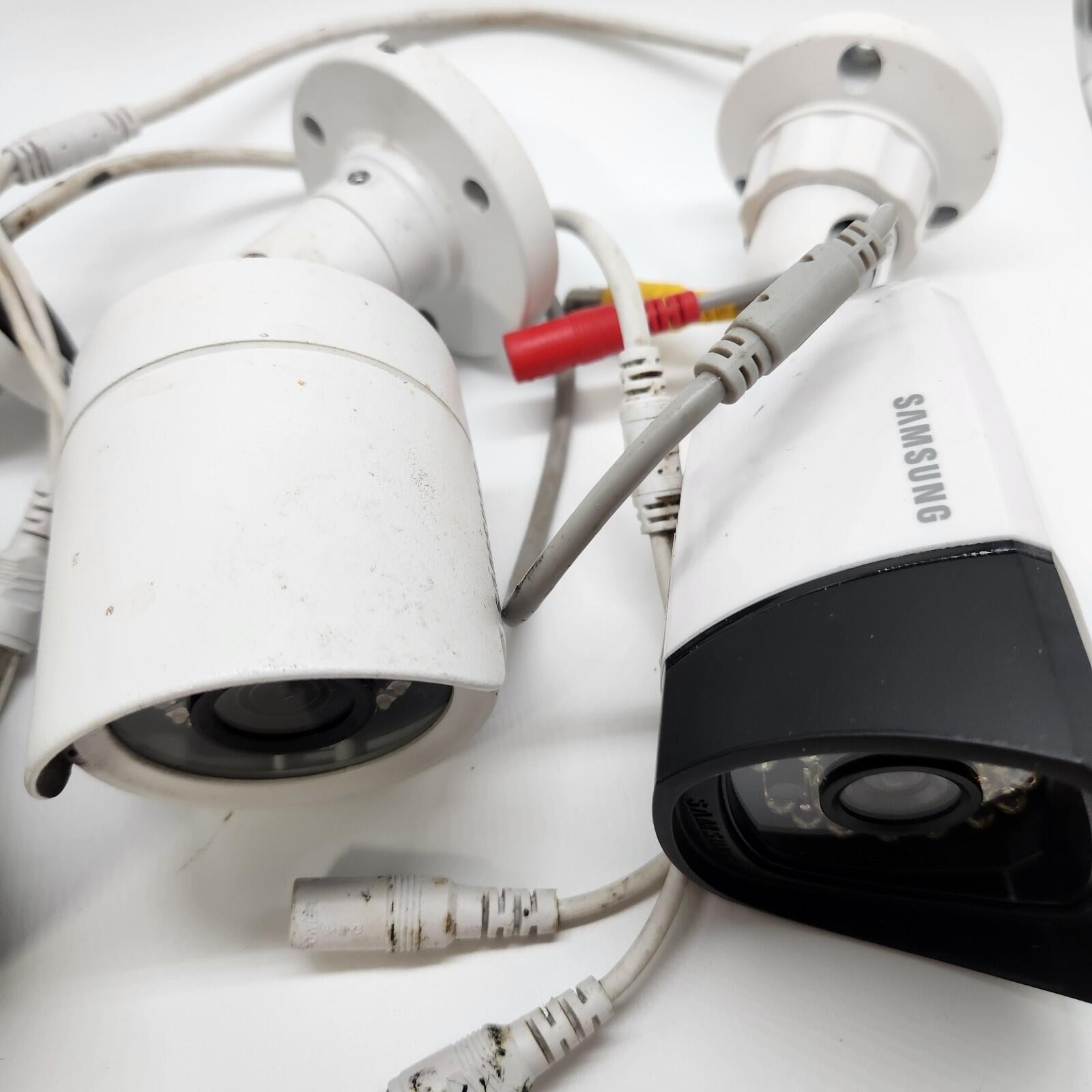 Samsung Techwin Wired Camera Bundle 3pc Untested Parts Repair