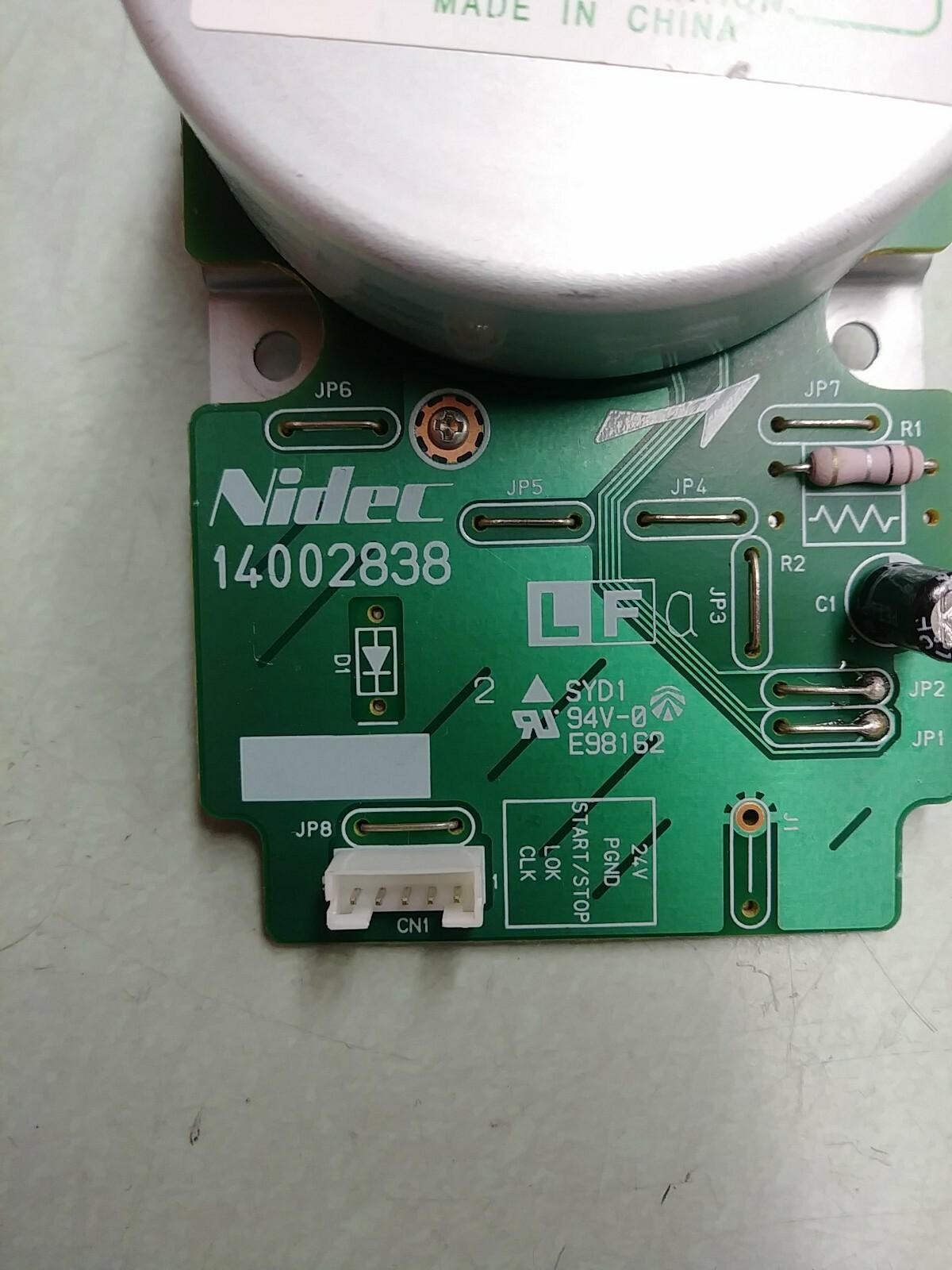 NIDEC 14002838 RM0TP0944FCPZ 50M1083051 Drive Motor ASSEMBLY DC 24V