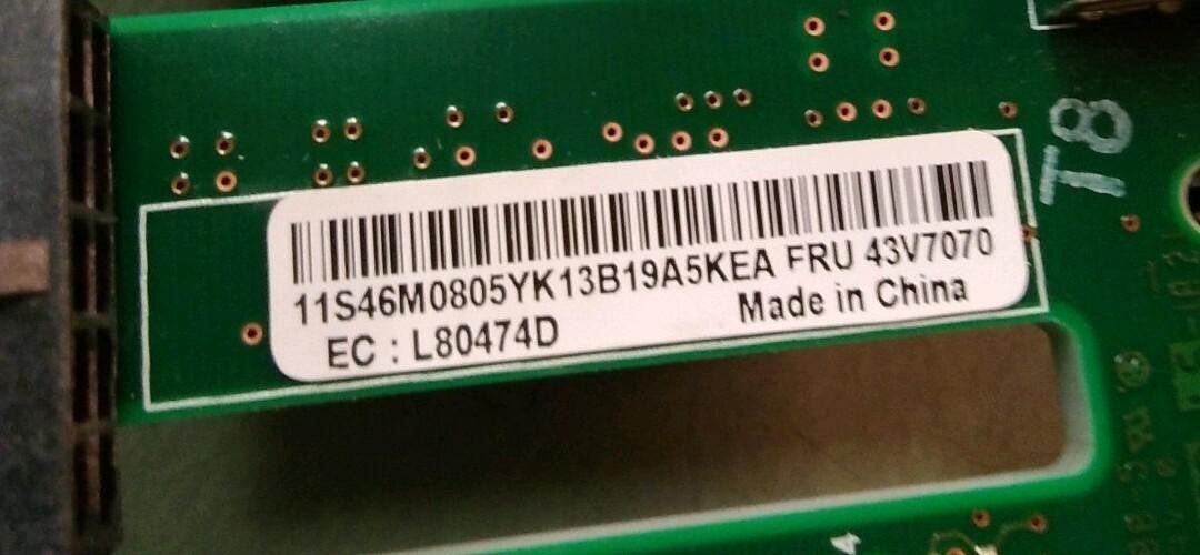 IBM 43V7070 SAS 2.5″ Hard Drive Backplane Board