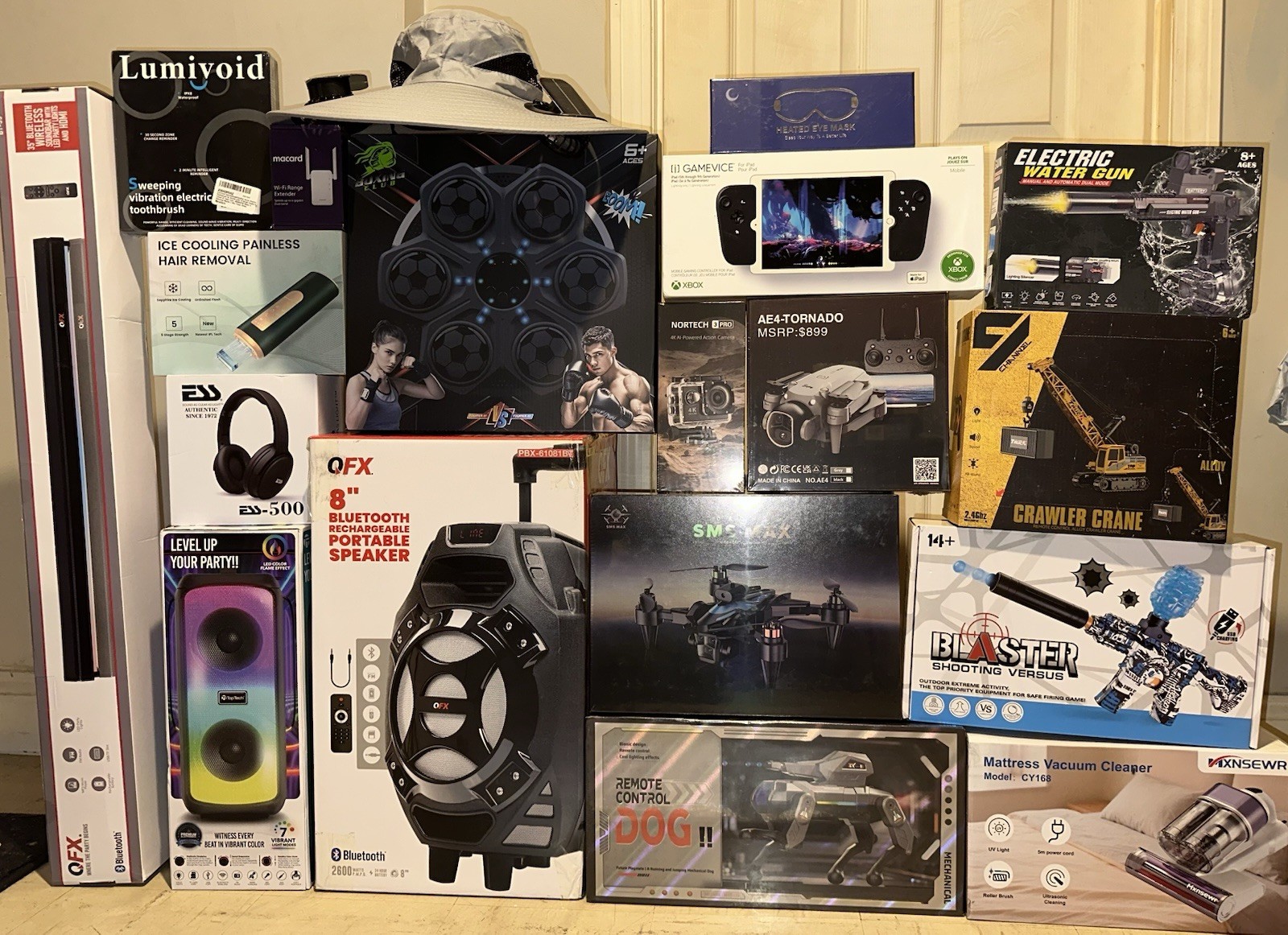Wholesale Lot, Assorted Items,General Electronics and Watches (Factory Sealed)