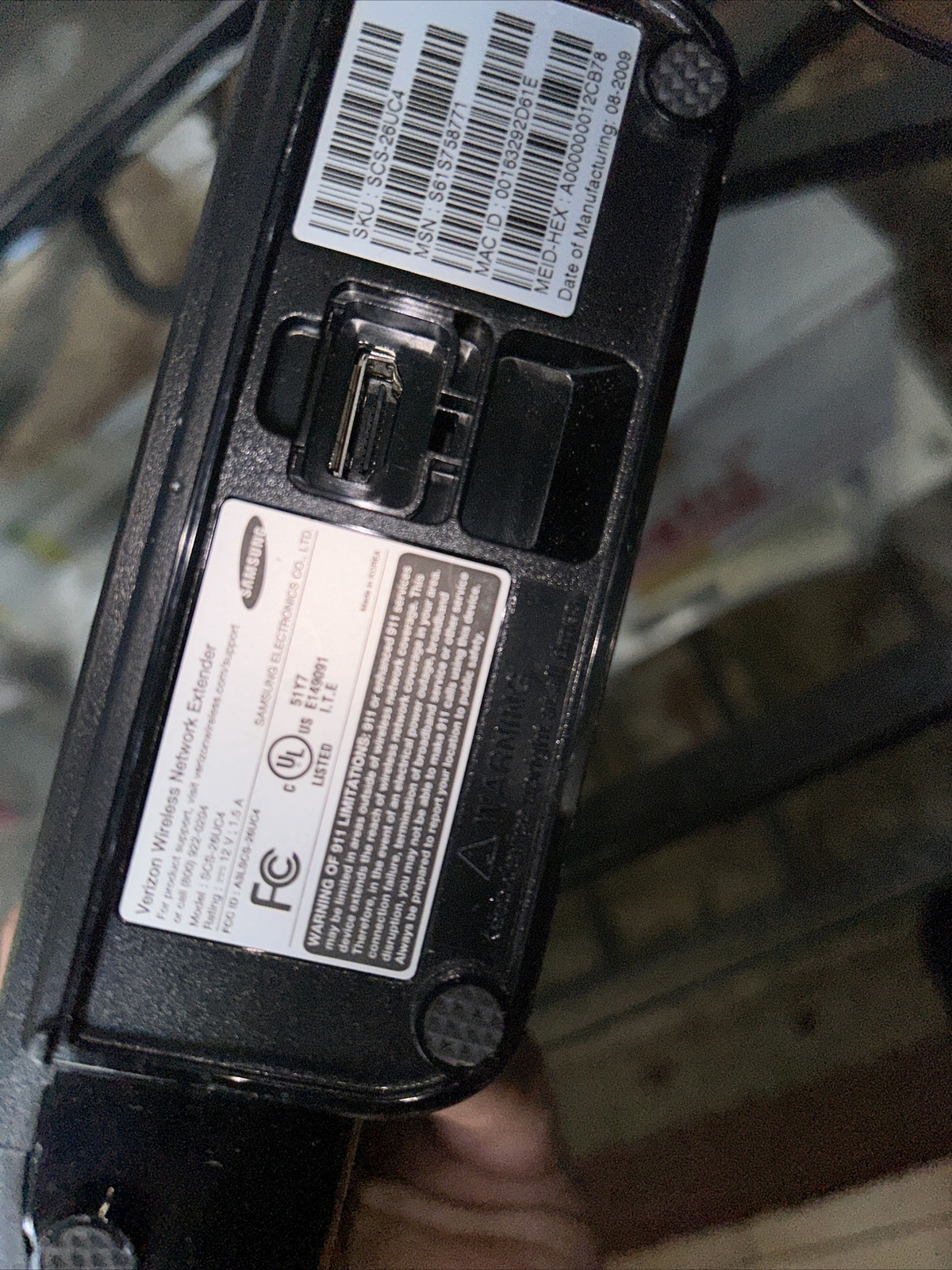 SAMSUNG SCS-26UC4 Wireless Network Extender With GPS