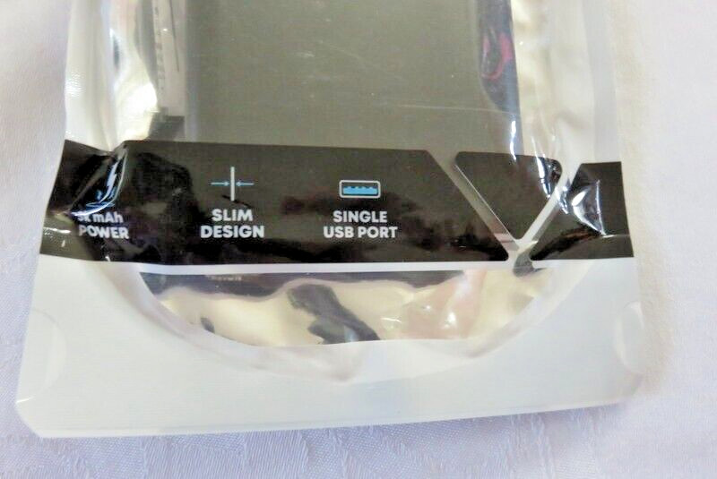 Wireless Gear 5,000MAH Slim Design Portable Power Pack Color Black Model TB880