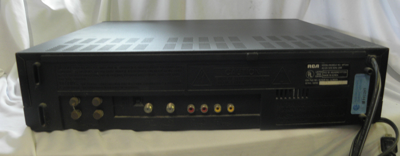 RCA HQ Video Cassette Recorder Vpt200 Onkyo Dolby Digital D player Dv5353 Mpk