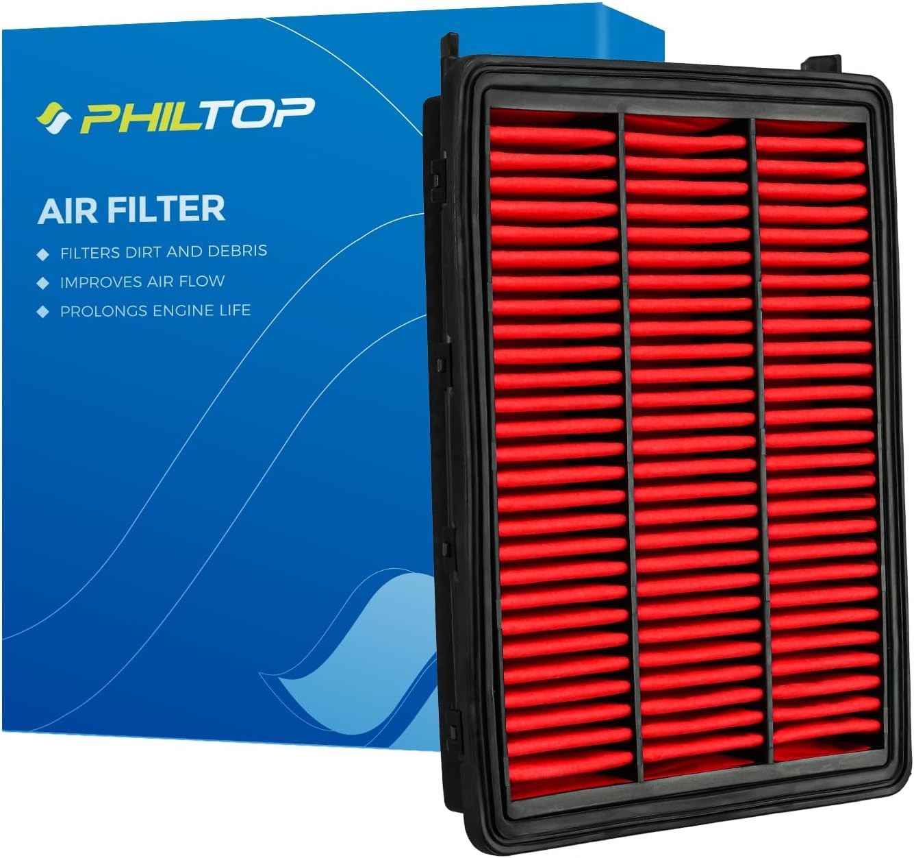 PHILTOP Upgraded Engine Air Filter, Compatible with CA12065 Hyundai Tucson 2016-