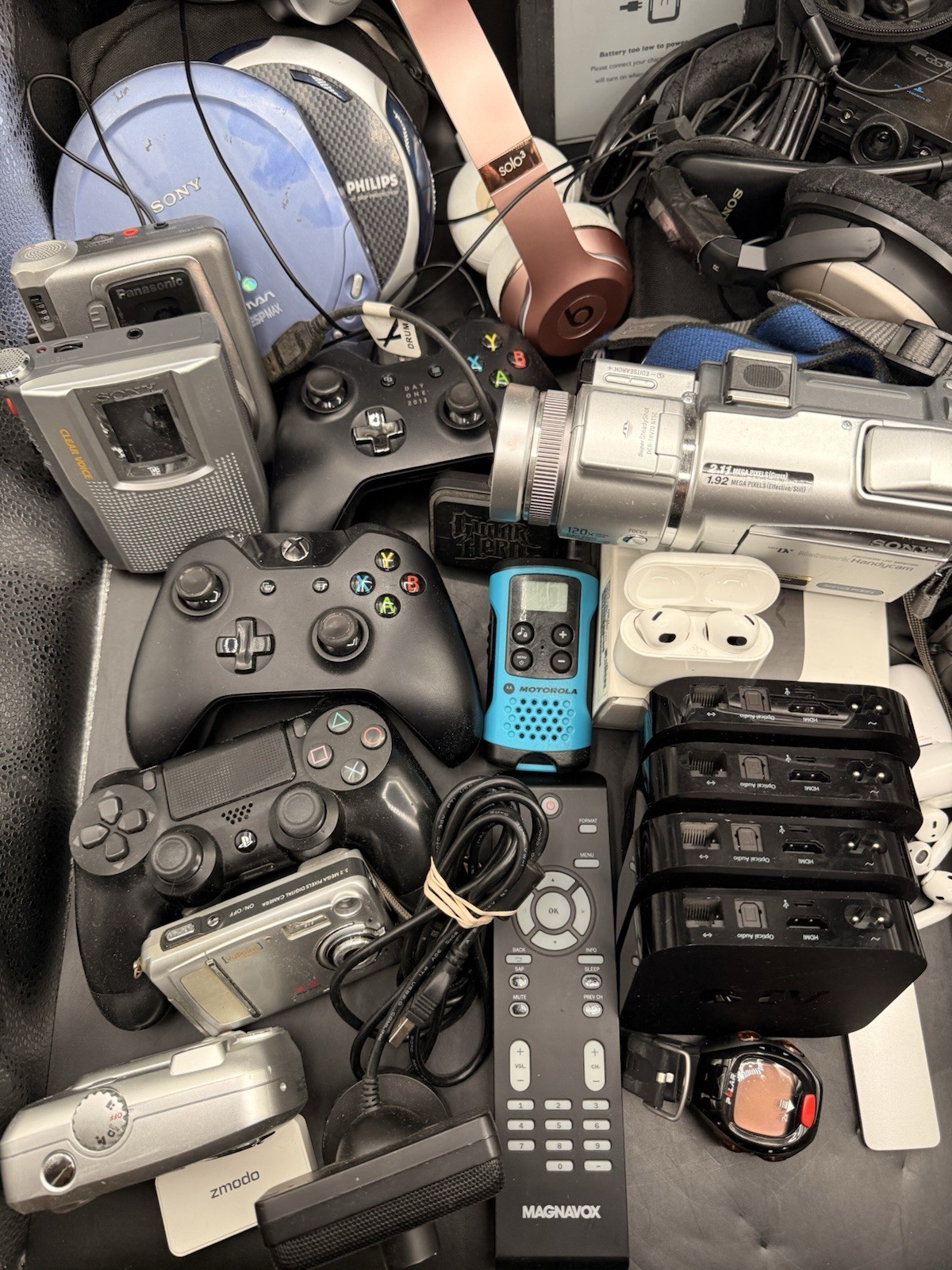 Electronics Job Lot For Parts Tested & Untested Scrap Camera Apple TV Headphones