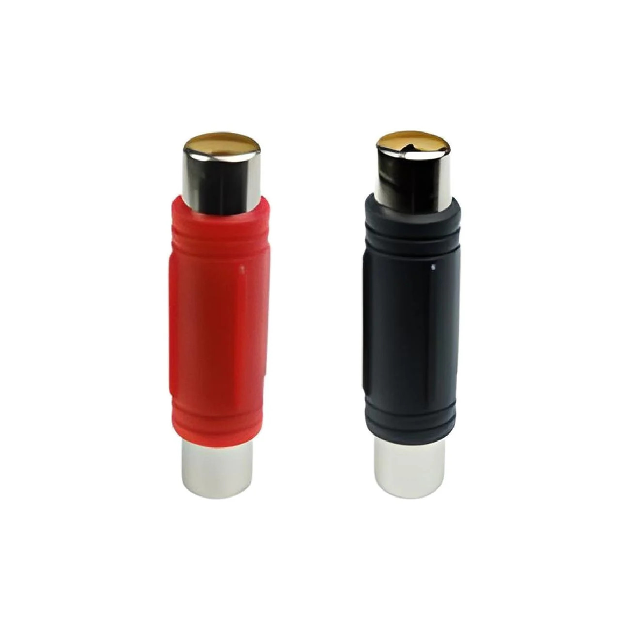 Installation Solution RCA Female to Female Nickel Plated Connectors (5 Red/5 Bla