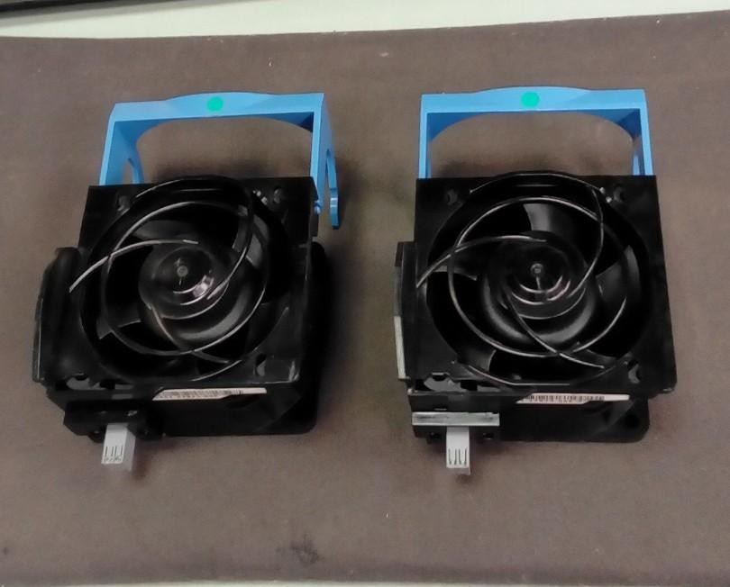 Lot of 2 Dell PowerEdge 2800 Server CPU Case Cooling Fan W5451 AFB0612EHE 12V