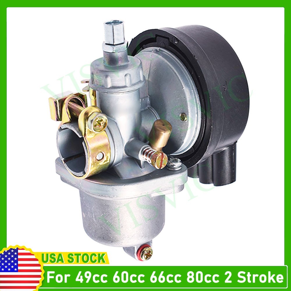 Carburettor with air filter for 2-stroke engines 80cc 66cc 60cc 50cc 49cc