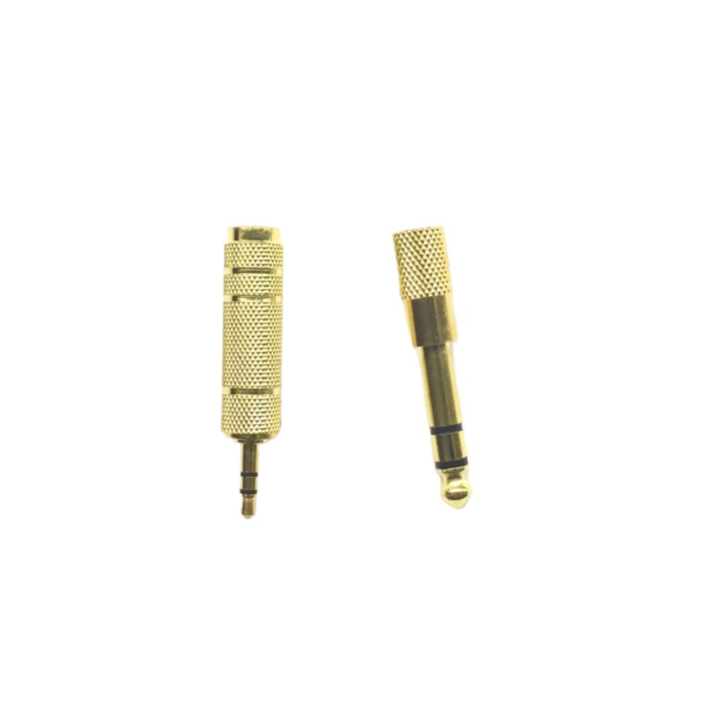 QTY: 2 Piano Earphone Adapter 6.5/3.5/3.5/6.5 Audio Plug
