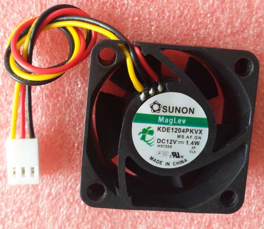KDE1204PKVX MagLev MS.AF.GN for sunon 40*20mm 3pin 12V 1.4W Cooling fan
