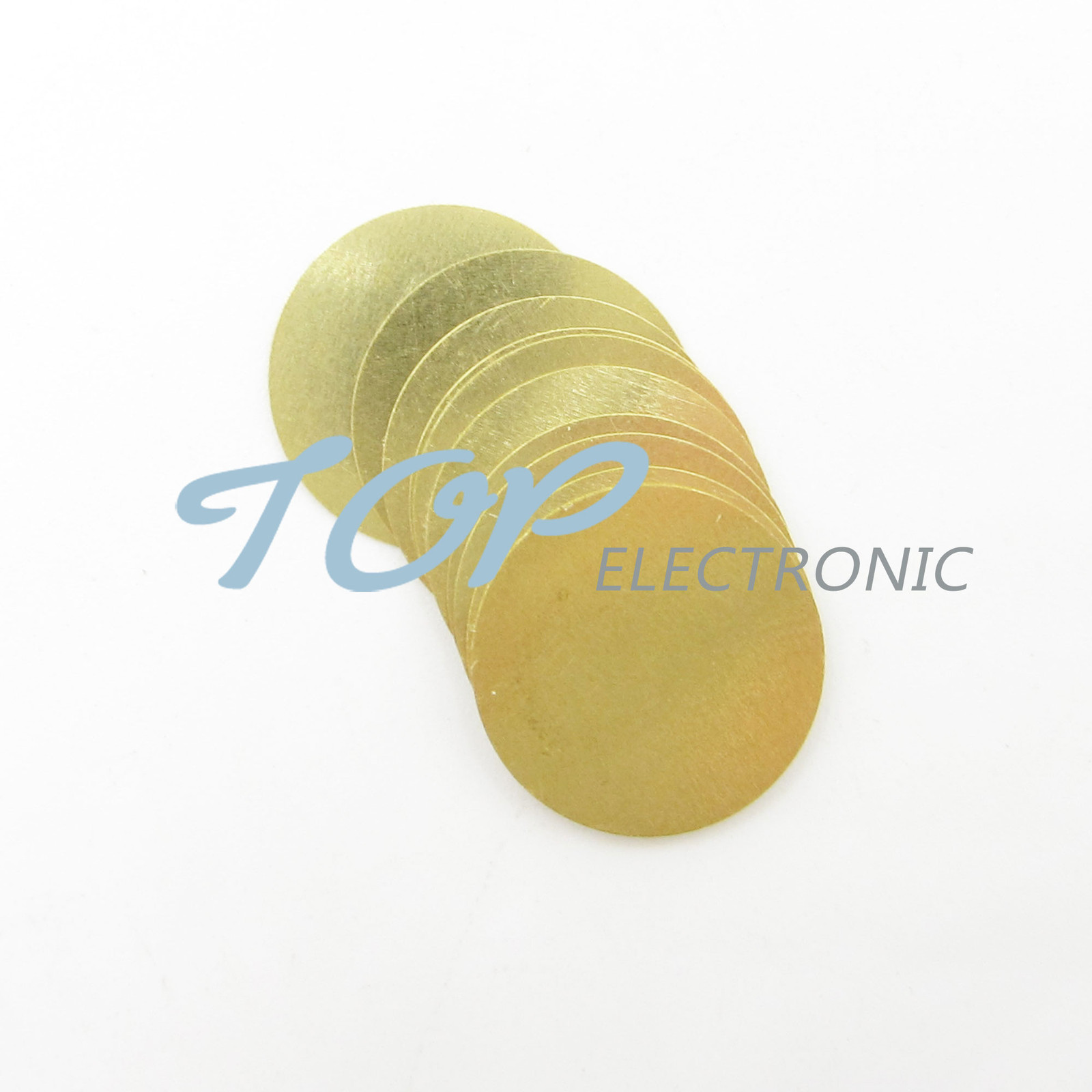100PCS 12mm Piezo Elements Sounder Sensor Trigger Drum Disc + Copper