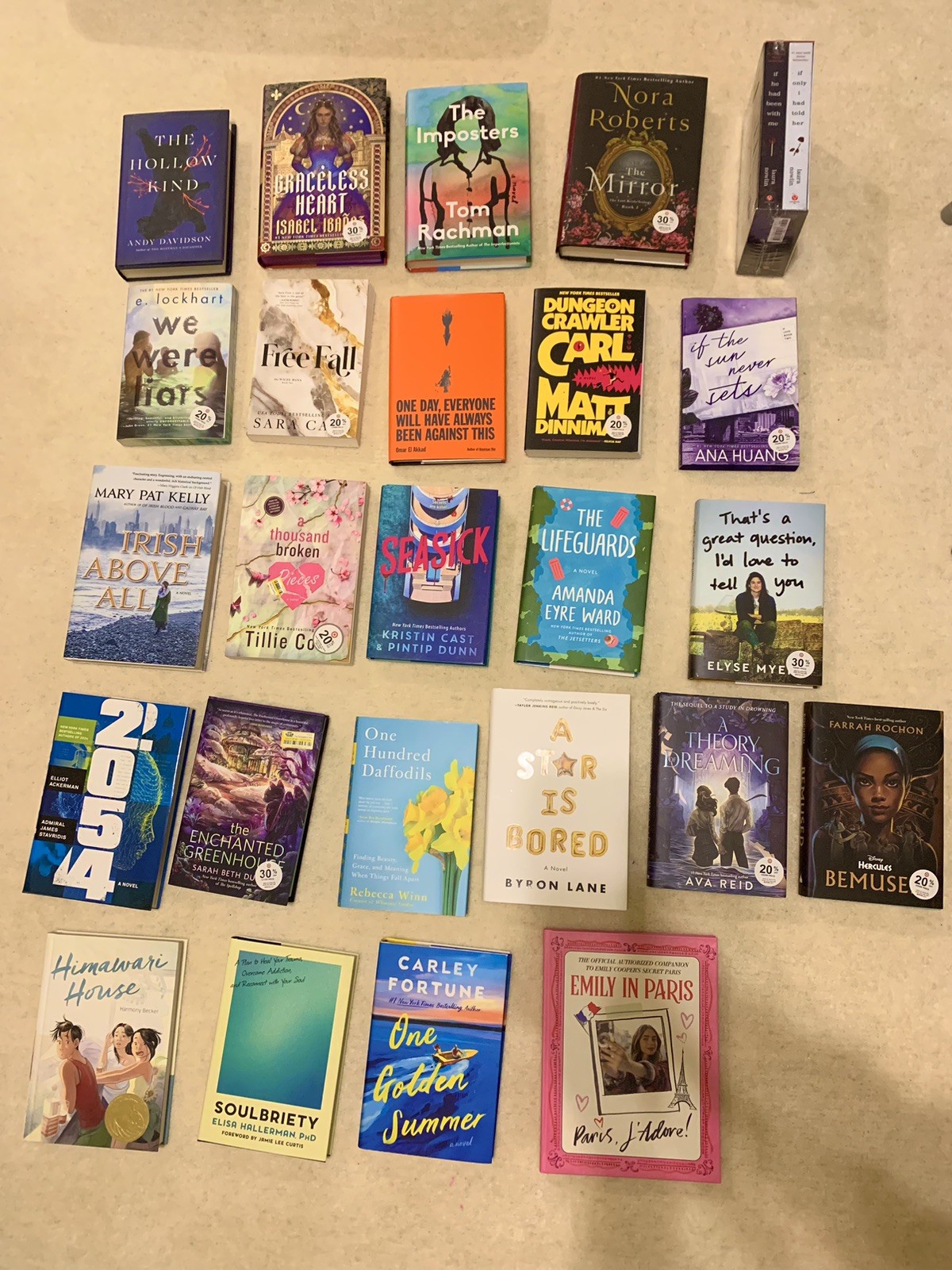 Mystery Box BOOKS BARNES & NOBLE TARGET 4 Books Each Hardcover Paperback Gift