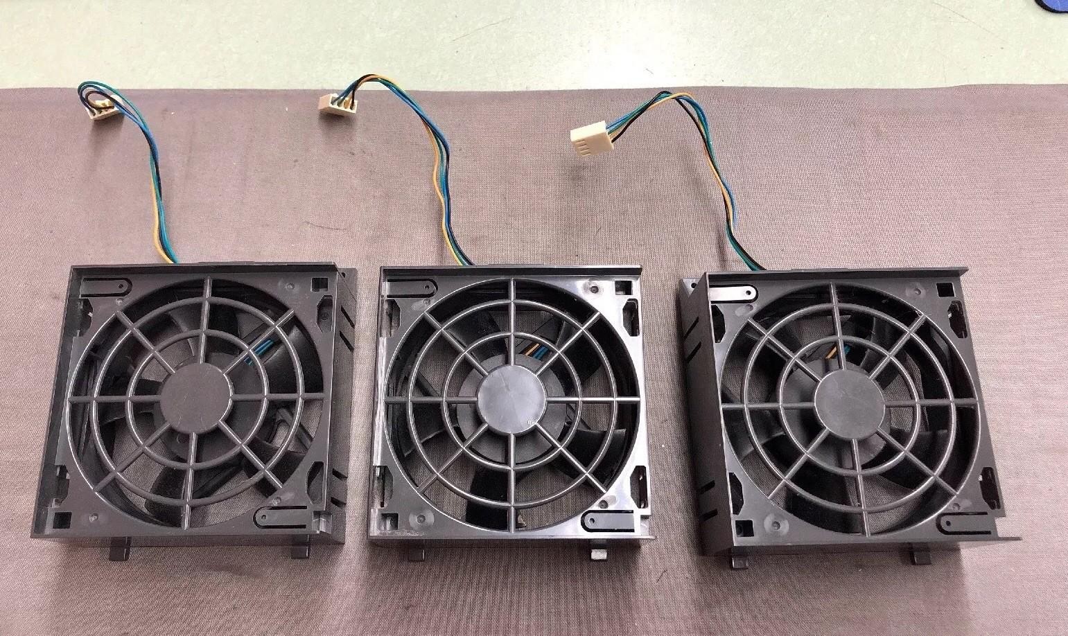 LOT OF 3 AVC Cooling Fan 12V 0.46A 4PIN DA08020B12U