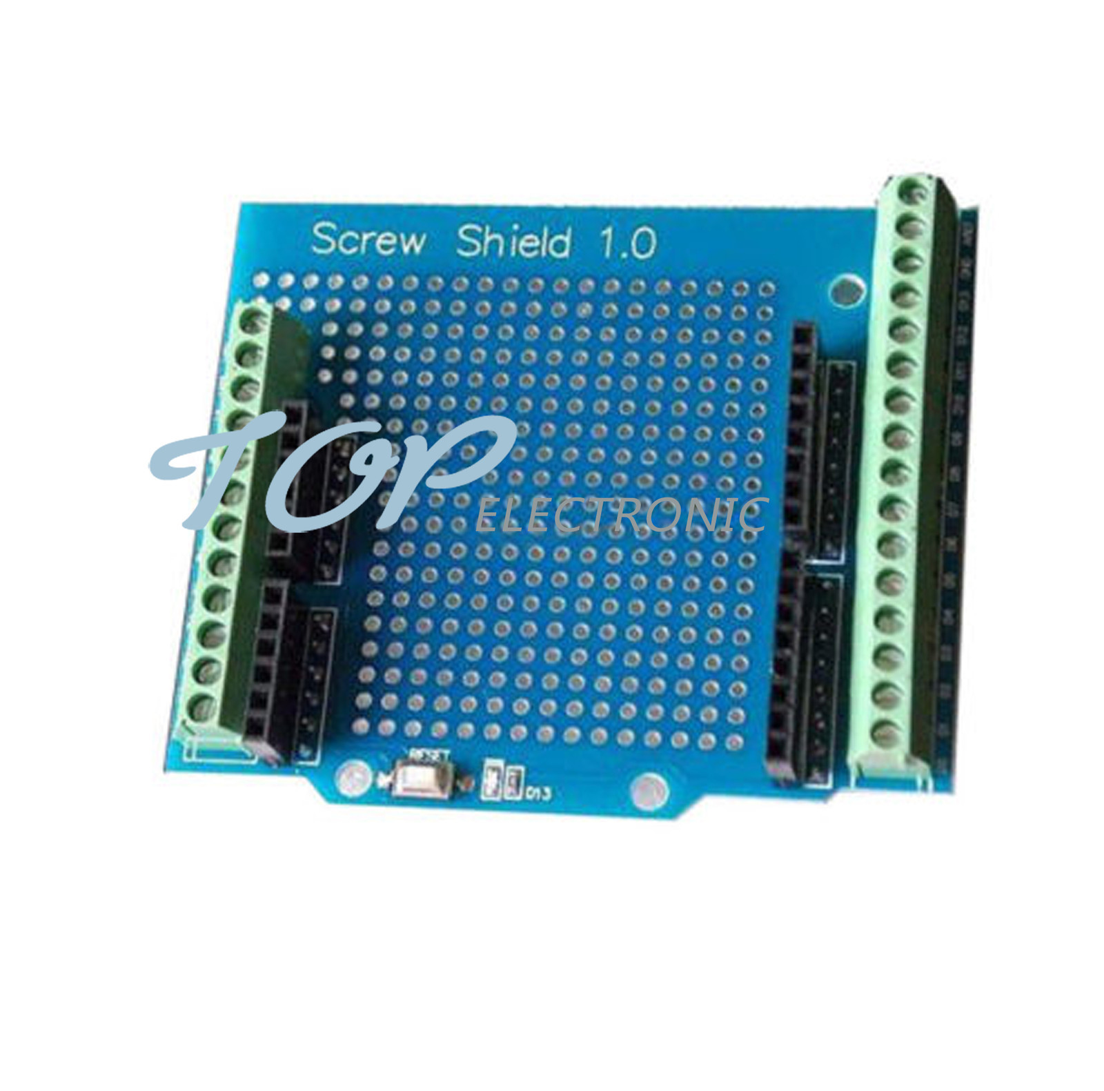 Proto Screw Shield for Arduino Open Source Reset Button D13 LED CZ