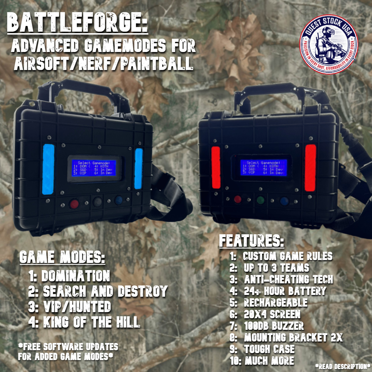 Real-Life Game Modes for Paintball, Airsoft, and Nerf: BattleForge