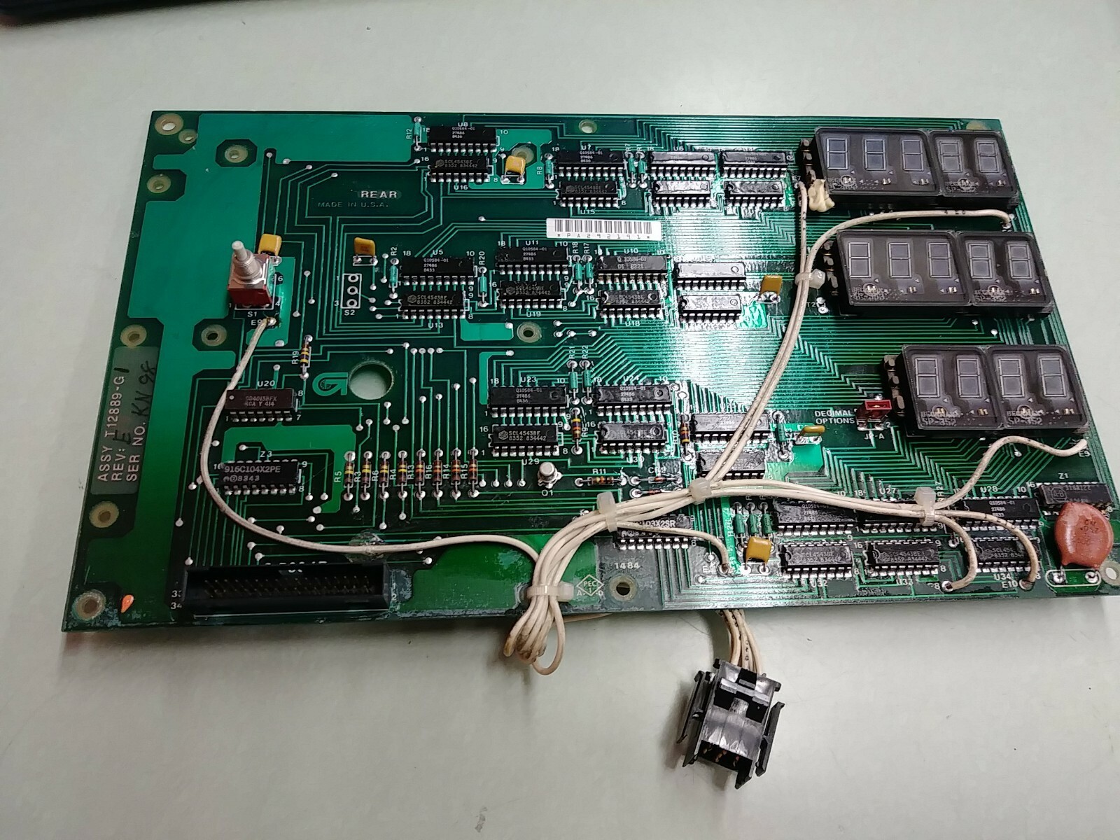 T12889-G1 Rear Display Board T12888 REV C
