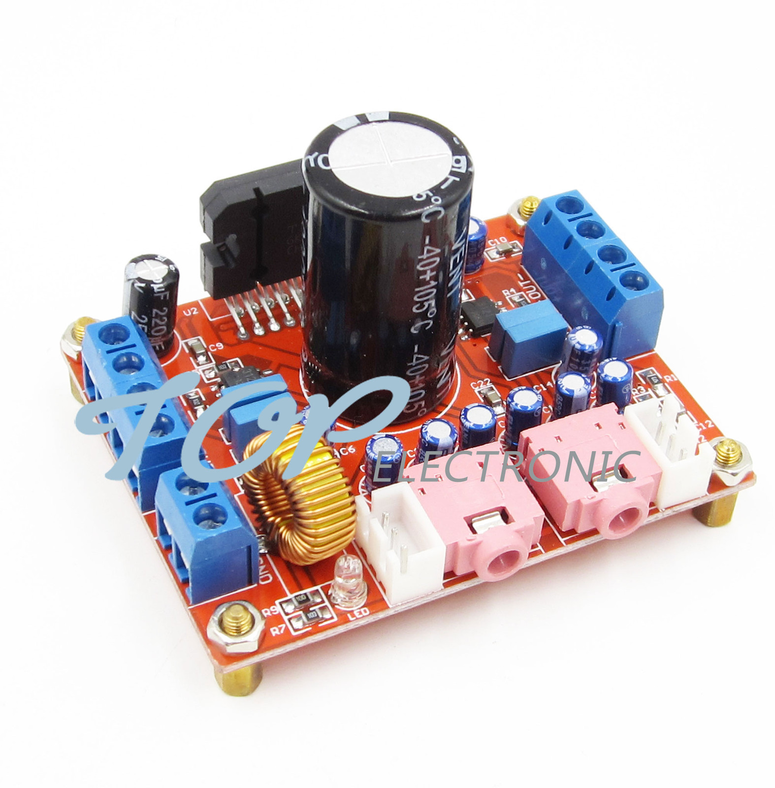TDA7850 4X50W Car Audio Power Amplifier Board Module BA3121 Denoiser DC 12V