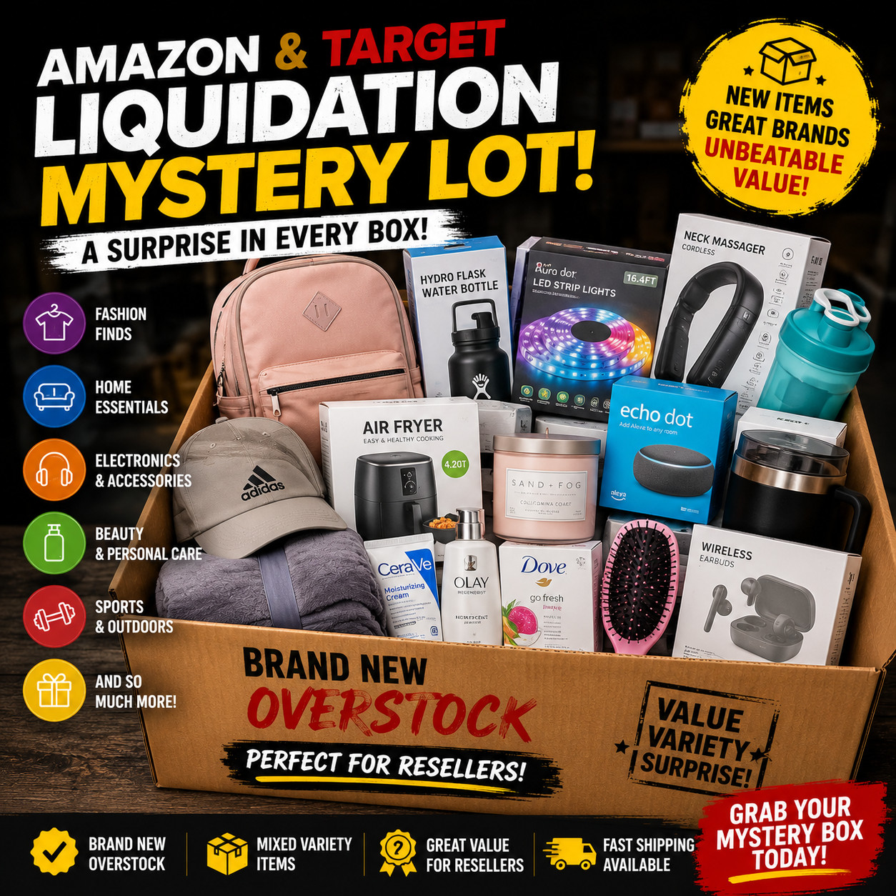 Amazon Inventory Treasure Hunt – Warehouse Surprise Bundle