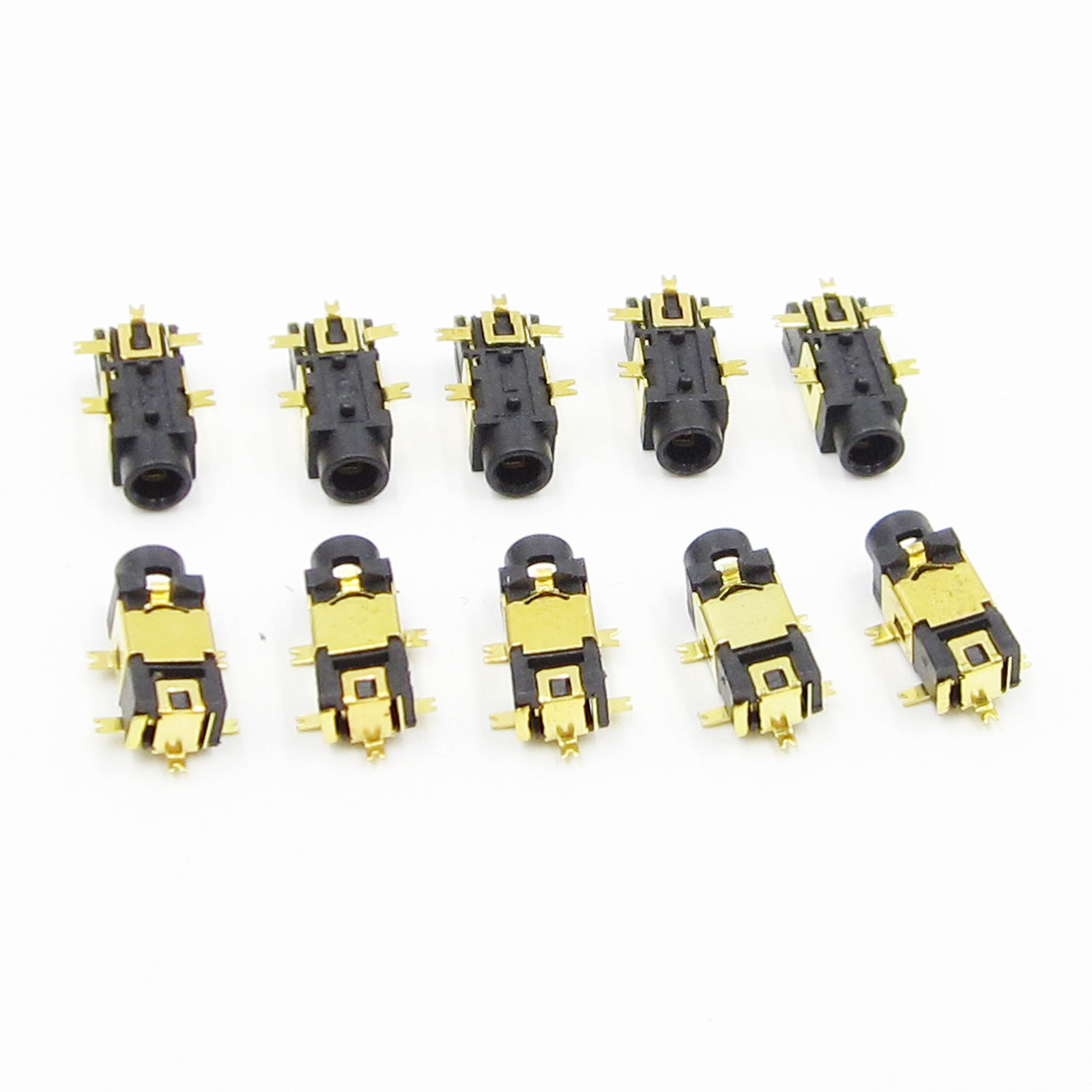 10pcs 2.5mm 5 Pin Female Audio Connector PJ209 SMT Stereo Phone Jack CA NEW