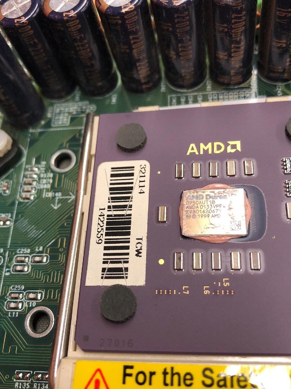 BIOSTAR M7VKG VER 2.0 WITH CPU AMD D950AUT18 AND I/O SHIELD