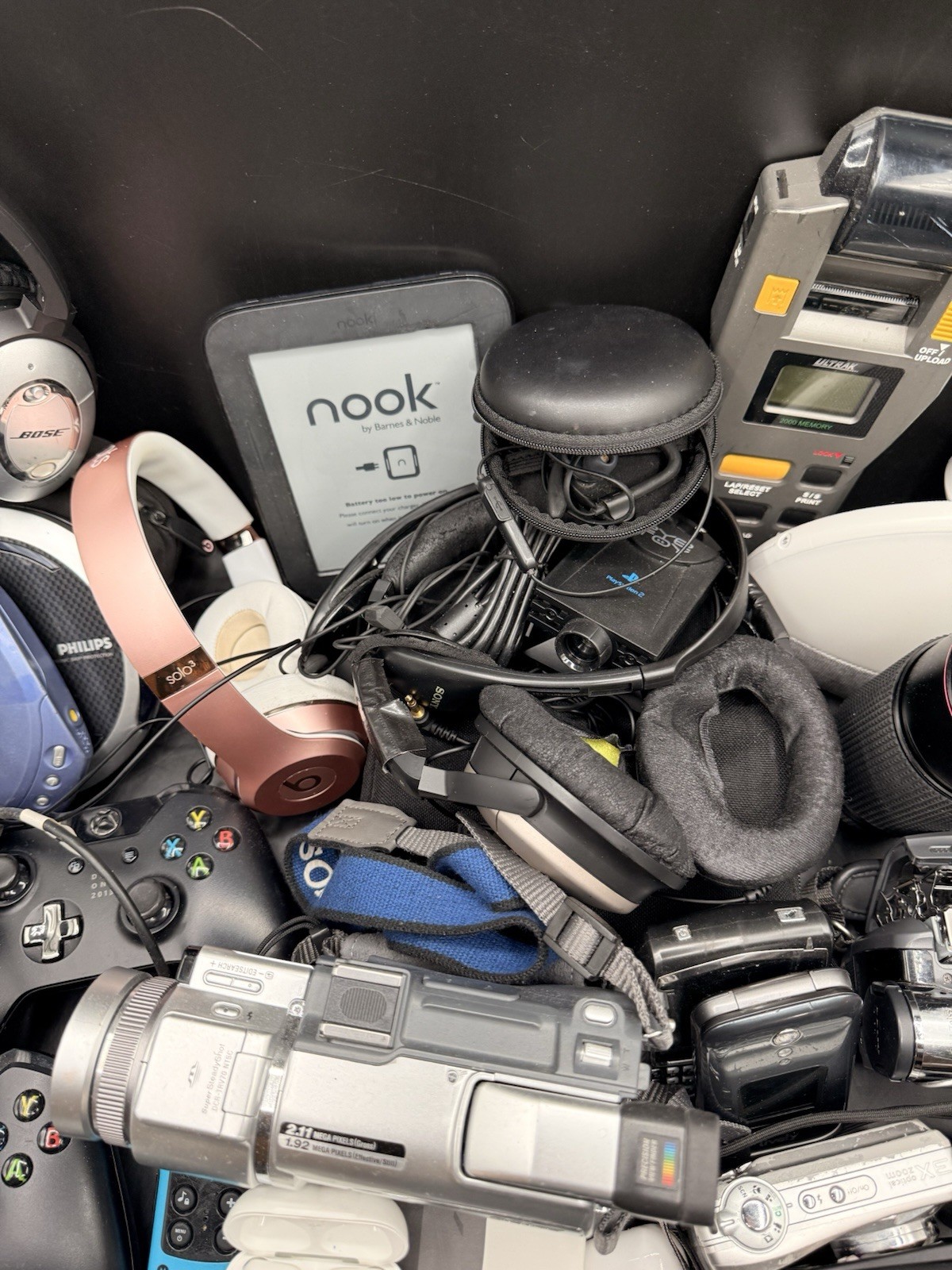 Electronics Job Lot For Parts Tested & Untested Scrap Camera Apple TV Headphones