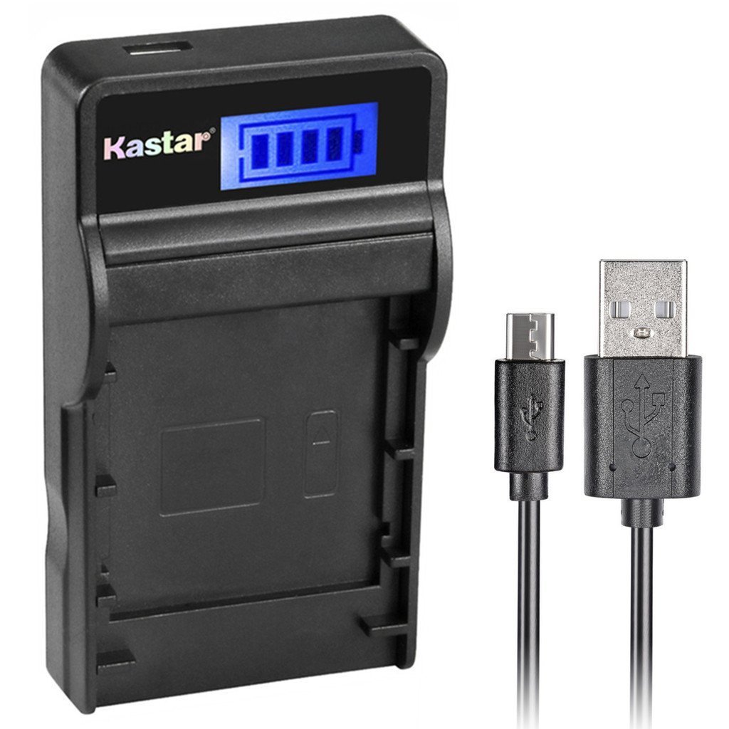 LPE6 Battery & SLIM LCD Charger for Canon EOS 5DS, 5DS R,5D Mark II,5D Mark III