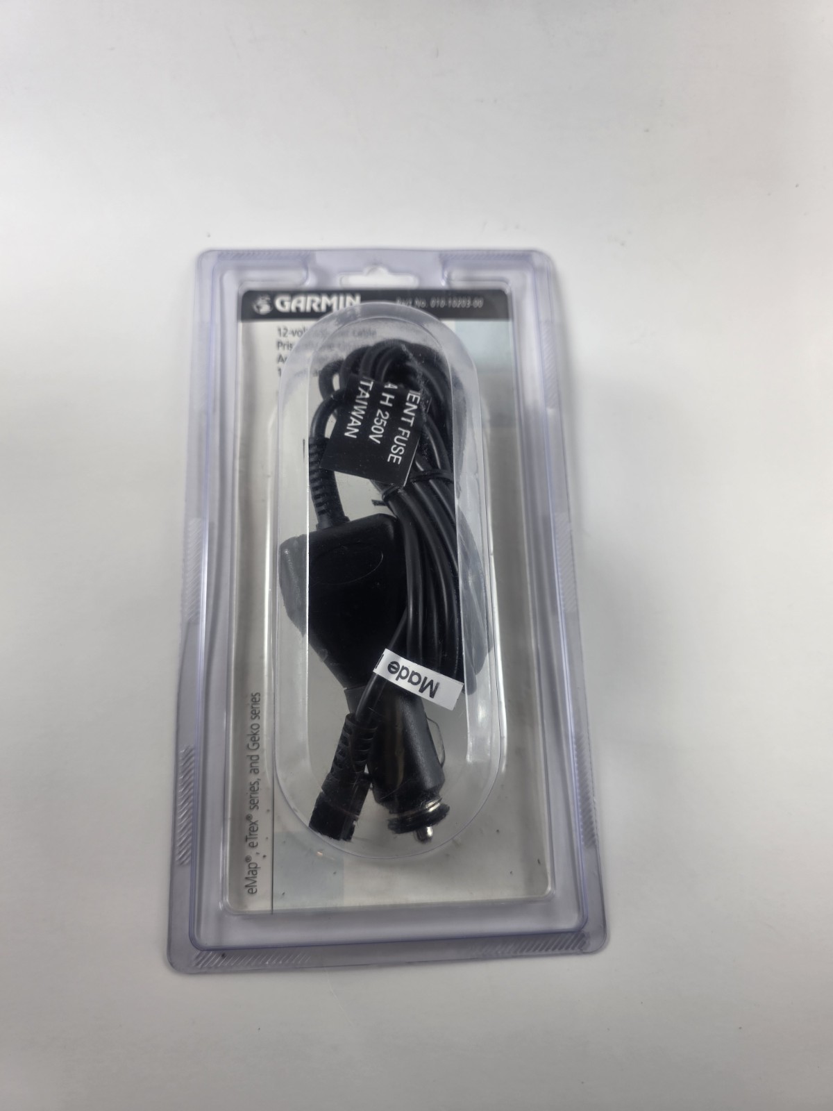 Garmin 12V Adapter Cable Car Charger OEM Part 010-10203-00 NEW Sealed
