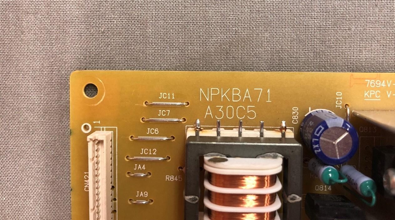 TOSHIBA eStudio 255 PS-HVT-470 EUK1MBA71H HIGH VOLTAGE BOARD NPKBA71 A30C5