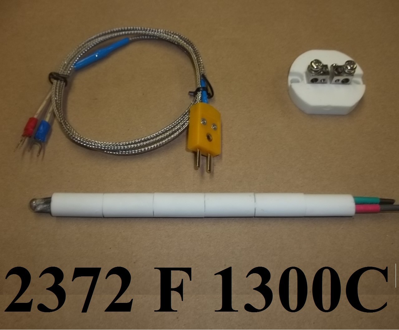 PID Temperature Controller Kiln Probe SSR Relay 40A HS ABS Box Pottery Glass F C