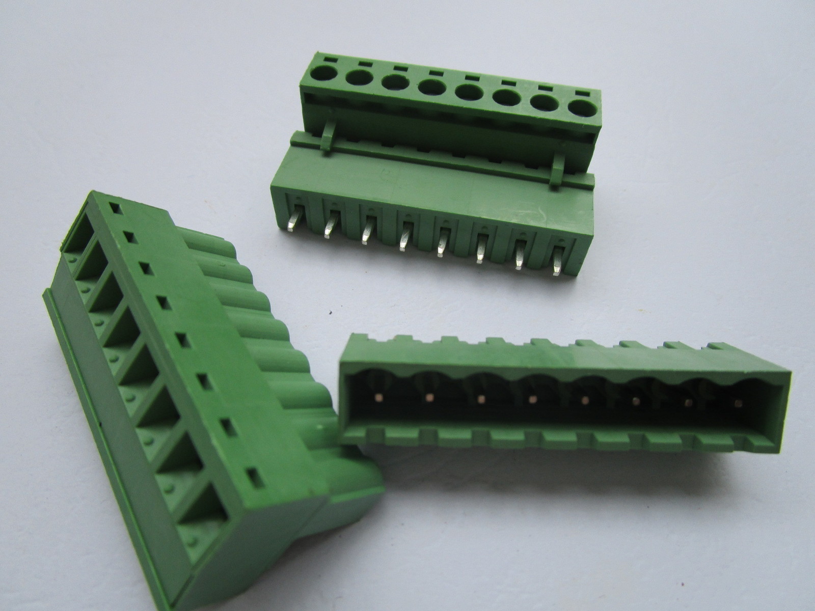 100 pcs Close Straight 8pin 5.08mm Screw Terminal Block Connector Pluggbale Type