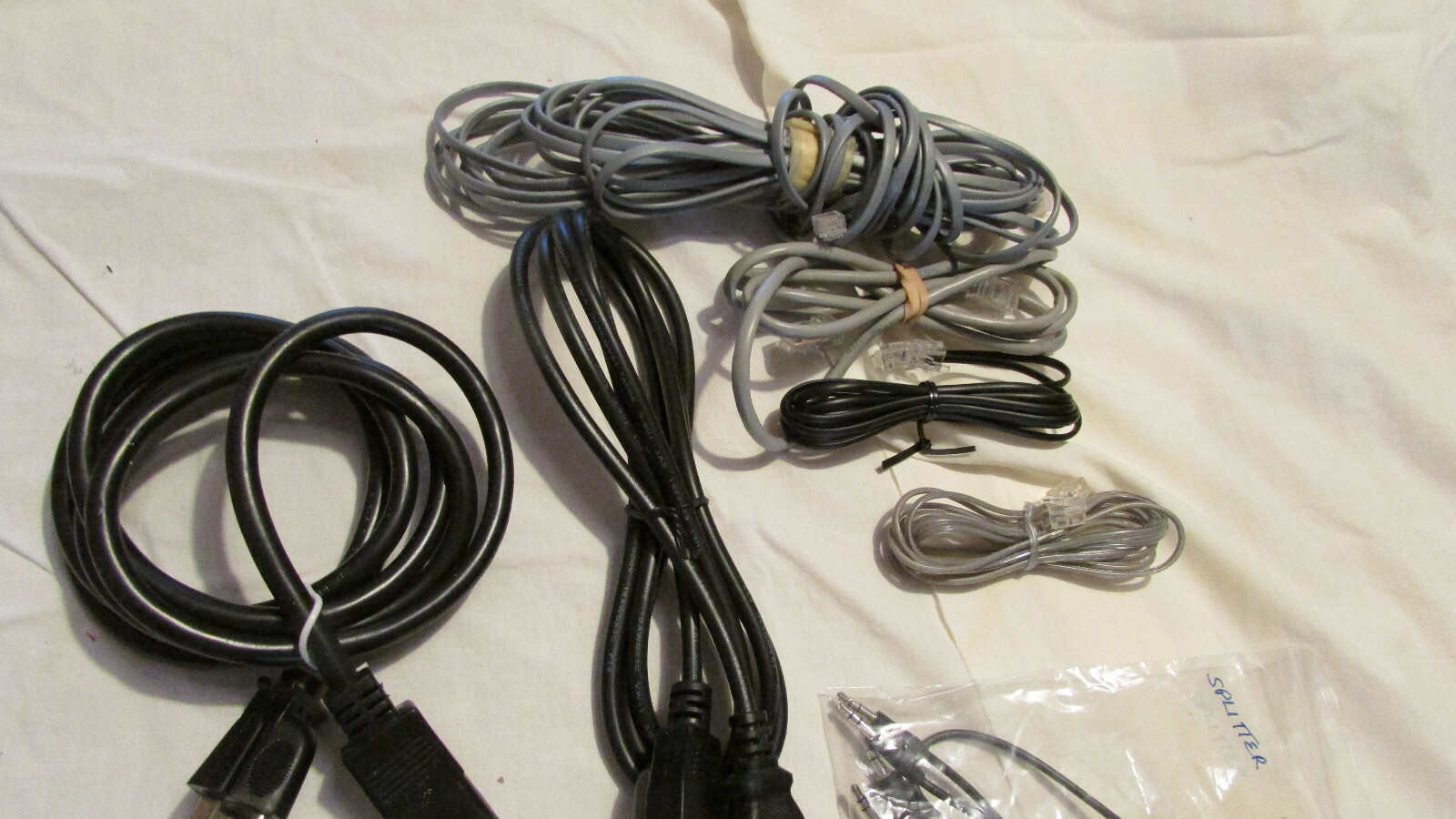Lot of 23 Cables and cords
