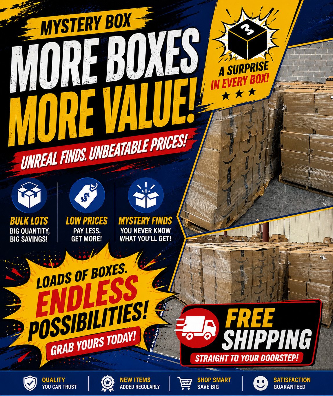 Amazon Discovery Mystery Crate Loaded With Overstock Treasures Inside