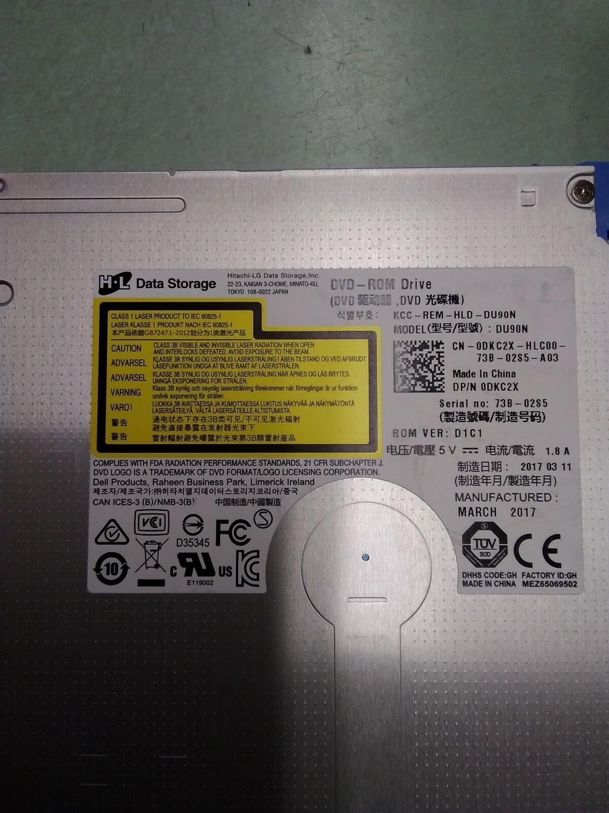 H-L DATA STORAGE DU90N DVD-ROM DRIVE D1C1