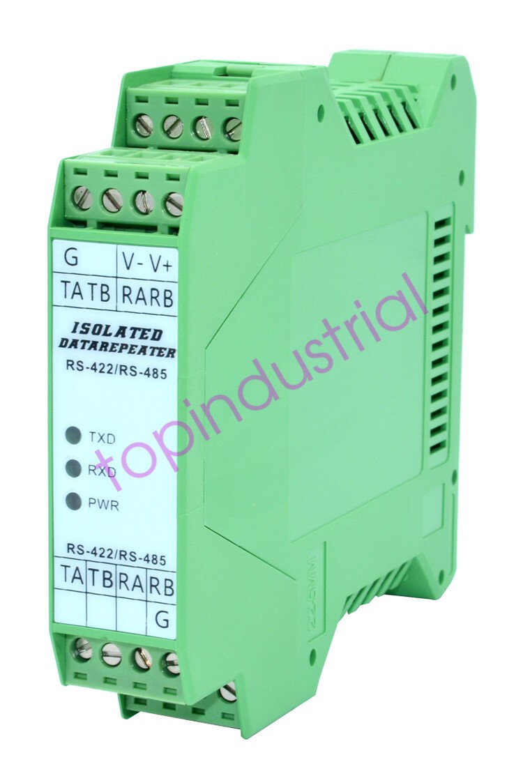 2-way RS-485 repeater industrial with optical isolation 2 in 2 out Lightning