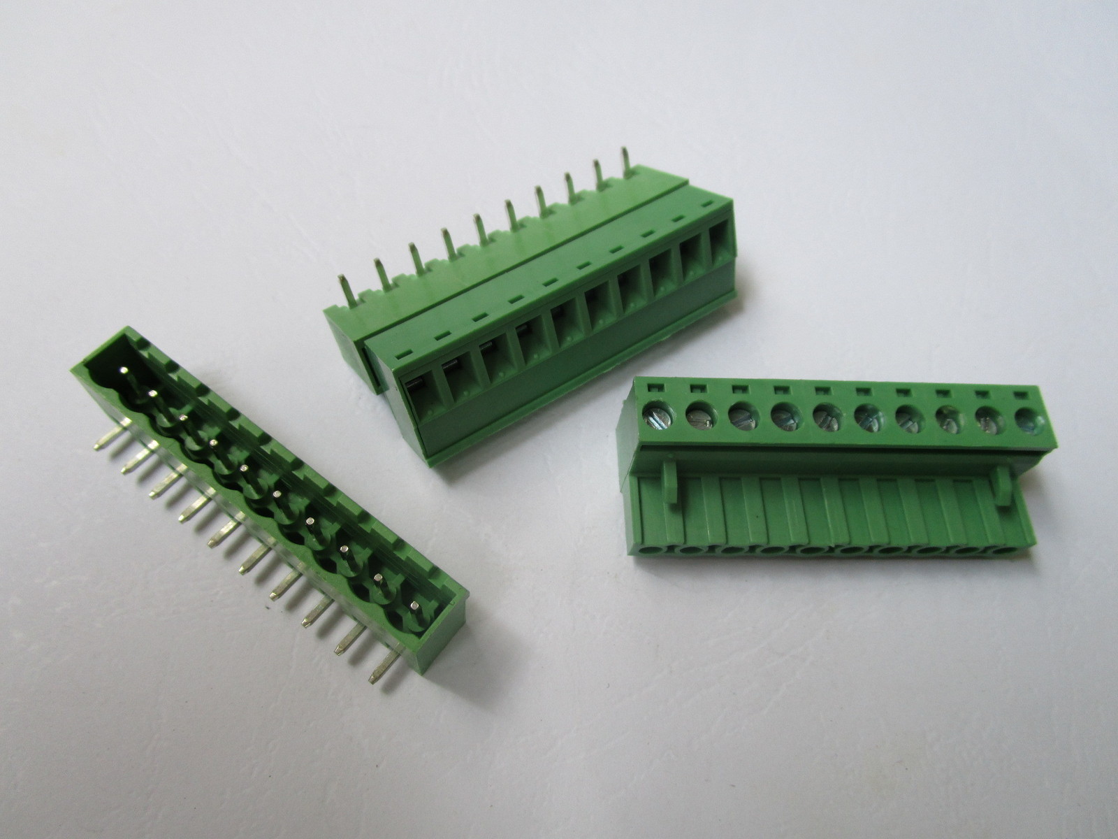 80 pcs Close Angle 10 pin 5.08mm Screw Terminal Block Connector Pluggbale Type