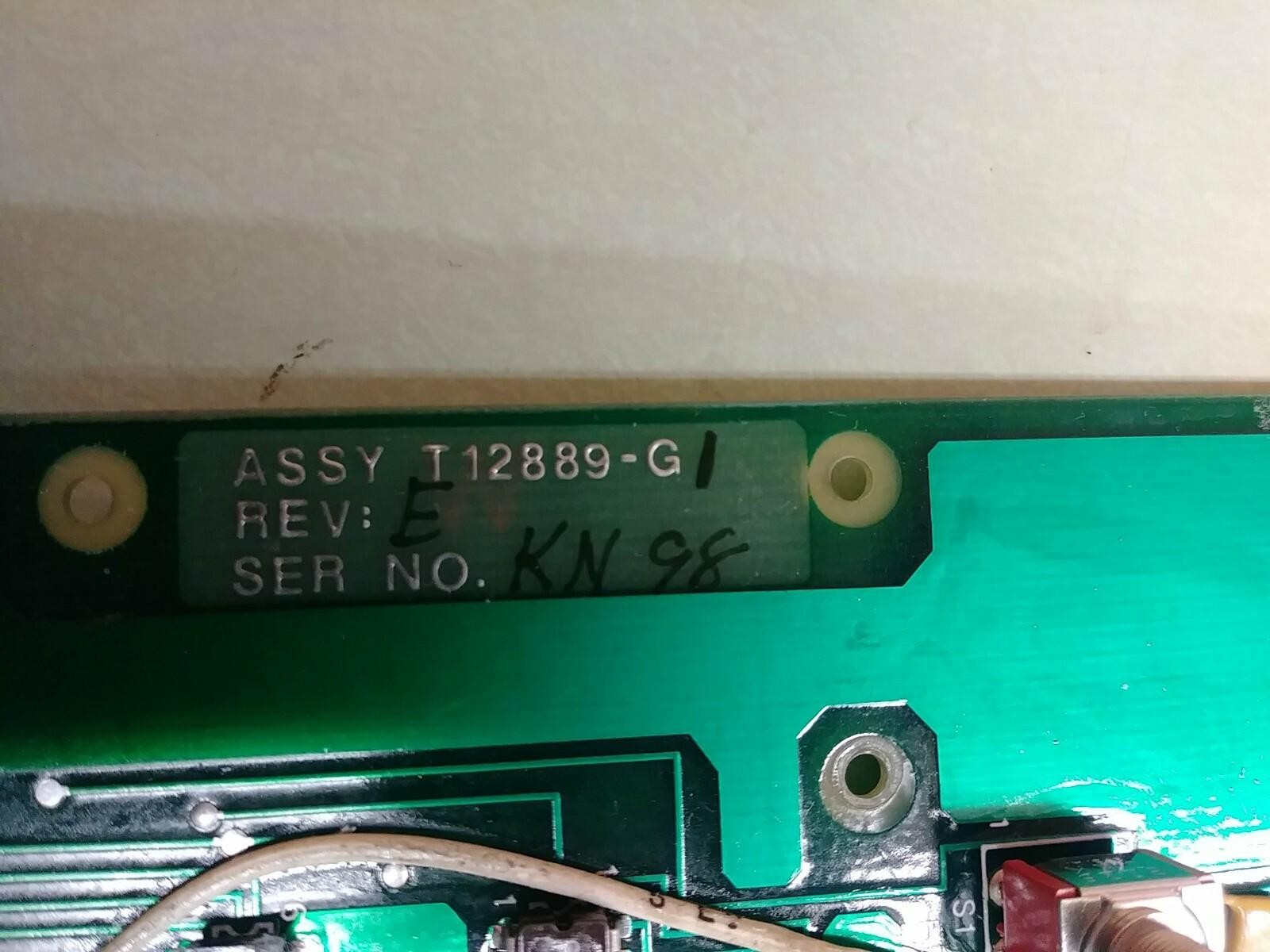 T12889-G1 Rear Display Board T12888 REV C